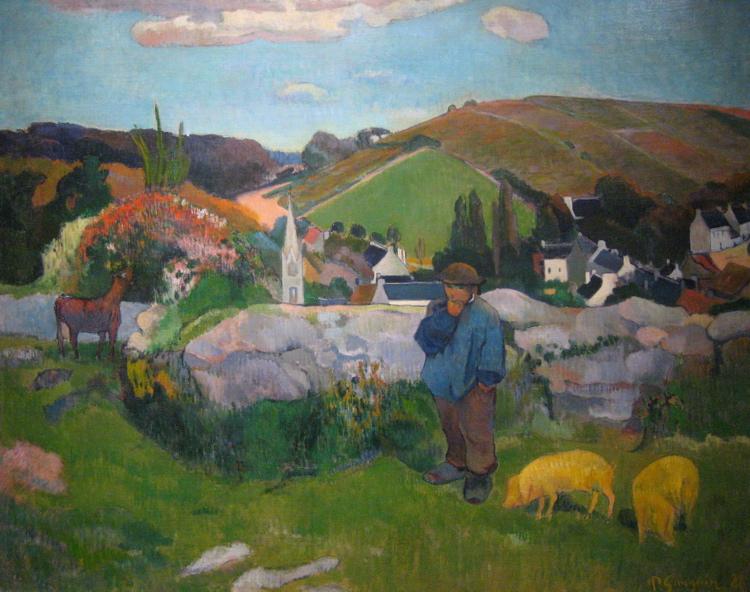 Paul Gauguin Swineherd Germany oil painting art
